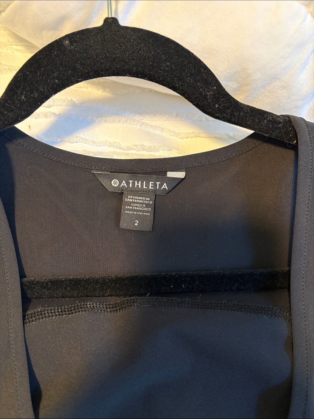 Athleta Expedition Black Sleeveless Zip-Front Drawstring Dress - Picture 5 of 12